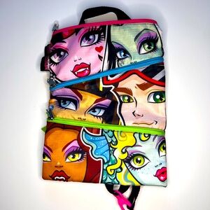 Monster High Lightweight Zip Up Small Backpack